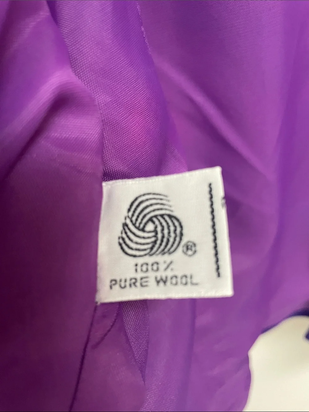 Vintage 80’s/90’s Dior Vibrant Purple Double-Breasted Blazer with Gold Buttons